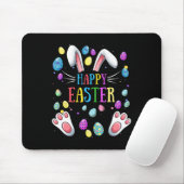 Happy Easter Gezegden Bunny Gifts Egg Graphic Fami Muismat (Met muis)