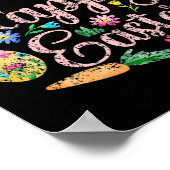 Happy Easter Gezegden Egg Bunny 5 Poster (Hoek)