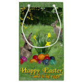 Happy Easter Gift Bag Klein Cadeauzakje (Achterkant)