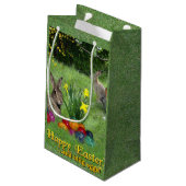 Happy Easter Gift Bag Klein Cadeauzakje (Achterkant Gekanteld)