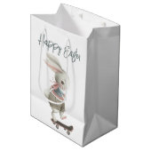 Happy Easter Gift Bag Medium Cadeauzakje (Voorkant Gekanteld)