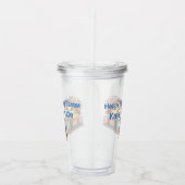 Happy Easter Girls Train  Acryl Drinkbeker (Rechts)