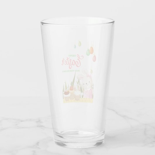 happy easter glas (Achterkant)