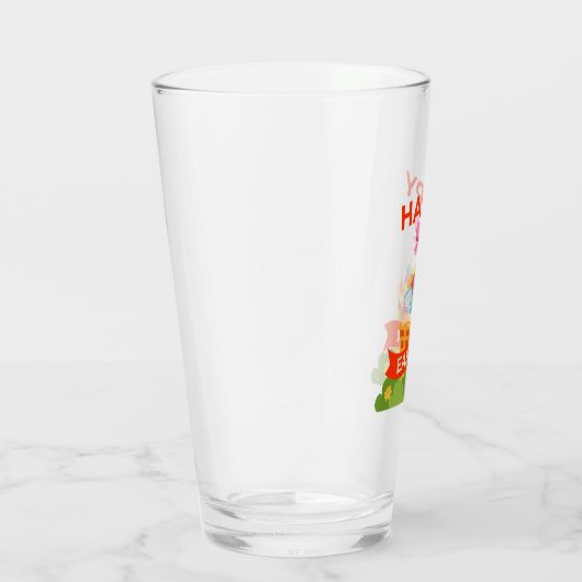 Happy easter glas (Rechts)