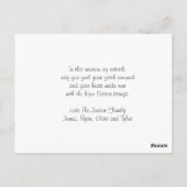 Happy Easter | Glas in lood en kruis Briefkaart (Achterkant)