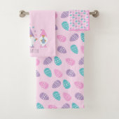 Happy Easter Gnome Juggling Paaseieren Bad Handdoek (Insitu)