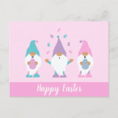 Happy Easter Gnome Juggling Paaseieren Briefkaart (Voorkant)