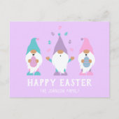 Happy Easter Gnome Juggling Paaseieren Briefkaart (Voorkant)