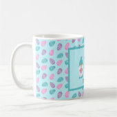 Happy Easter Gnome Juggling Paaseieren Koffiemok (Links)