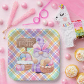 Happy Easter Gnome Papieren Bordje (Feest)