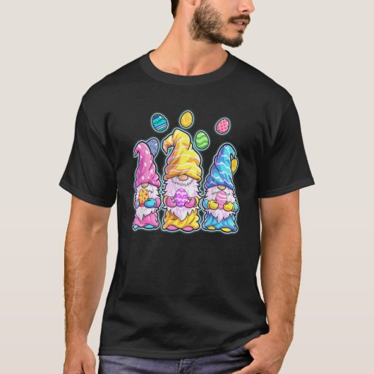 Happy Easter Gnomes Egg Easter Funny T-shirt (Voorkant)