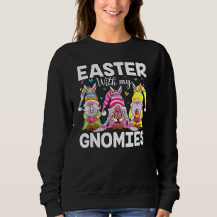 Happy Easter gnomes with Bunny ears Egg Hunting Ea Trui