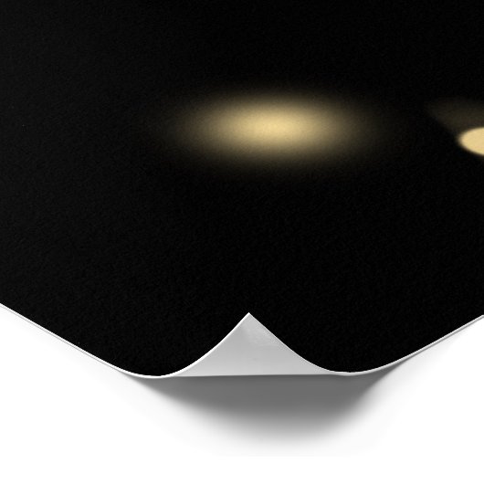 Happy Easter Gold Disco Ball Poster (Hoek)