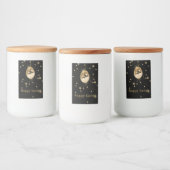 Happy Easter Gold Disco Ball Voedselcontainer Etiket (Flessen)