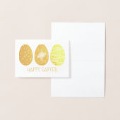 Happy Easter Golden Egg Hunt Chocolate Eggs Folie Kaarten (Display)