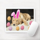 Happy Easter Golden Retriever Muismat (Met muis)