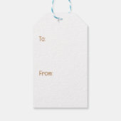 Happy Easter Goldendoodle Dogs Cadeaulabel (Achterkant)