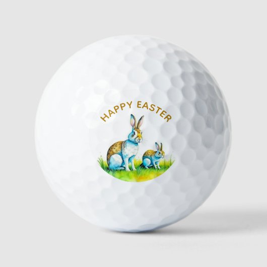Happy Easter Golfballen (Voorkant)