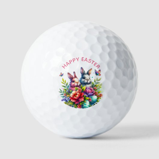 Happy easter golfballen (Voorkant)
