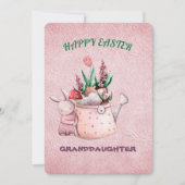 Happy Easter Granddochter Kaart (Voorkant)