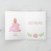 Happy Easter Grandma en Grandpa Photo Kaart (Binnen)