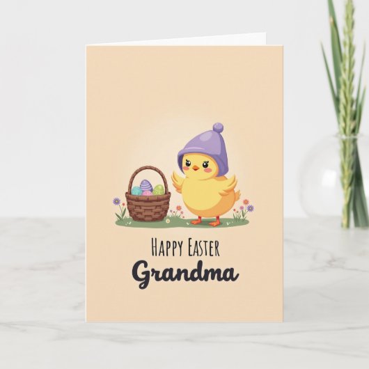 Happy Easter Grandma Greeting Card Kaart (Voorkant)