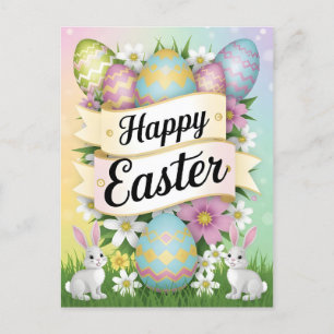 Happy Easter Graphic Design Art Briefkaart