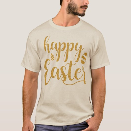 Happy Easter Graphic Print Classic T-shirt (Voorkant)