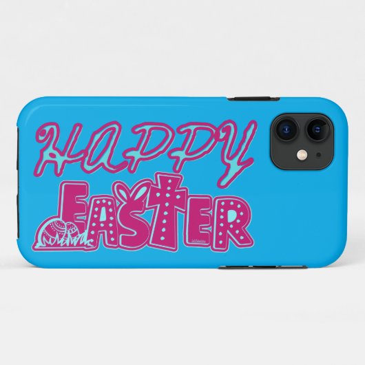 HAPPY EASTER grappig cadeau voor e-mails Case-Mate iPhone Case (Achterkant (horizontaal))