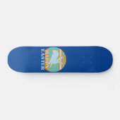 HAPPY EASTER grappig cadeauidee voor esoster Persoonlijk Skateboard (Horizontaal)