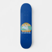 HAPPY EASTER grappig cadeauidee voor esoster Persoonlijk Skateboard (Voorkant)