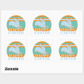 HAPPY EASTER grappig cadeauidee voor esoster Vierkante Sticker (Vel)
