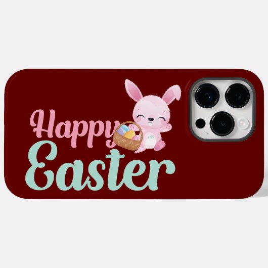 HAPPY EASTER grappige essterbunny egghunt Case-Mate iPhone Case (Achterkant (horizontaal))
