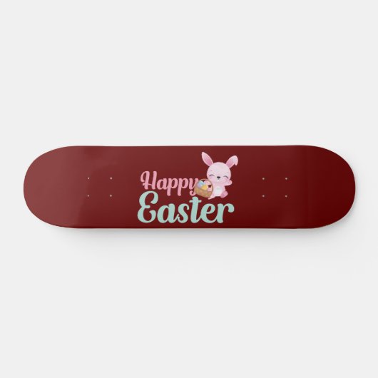 HAPPY EASTER grappige essterbunny egghunt Persoonlijk Skateboard (Horizontaal)