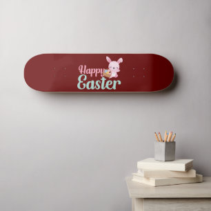 HAPPY EASTER grappige essterbunny egghunt Persoonlijk Skateboard