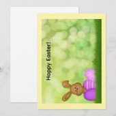 Happy Easter Greeting Card Feestdagenkaart (Voorkant / Achterkant)