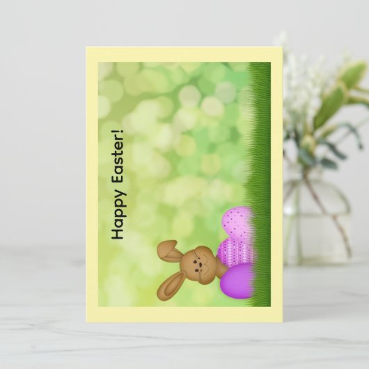 Happy Easter Greeting Card Feestdagenkaart (Staand voorkant)