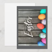 Happy Easter Greeting Card Feestdagenkaart (Voorkant / Achterkant)
