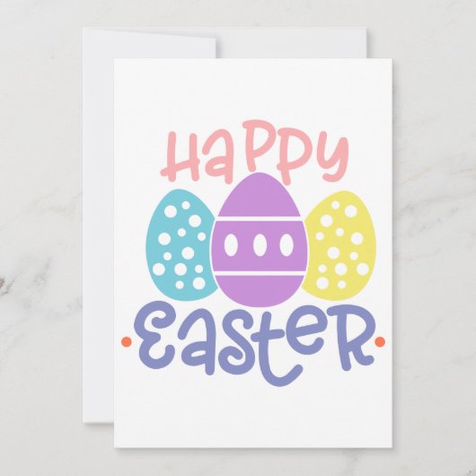 Happy Easter Greeting Card Feestdagenkaart (Voorkant)