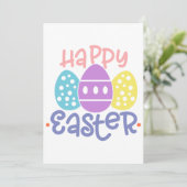 Happy Easter Greeting Card Feestdagenkaart (Staand voorkant)
