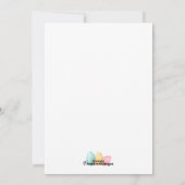 Happy Easter Greeting Card Feestdagenkaart (Achterkant)