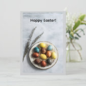 Happy Easter Greeting Card Feestdagenkaart (Staand voorkant)