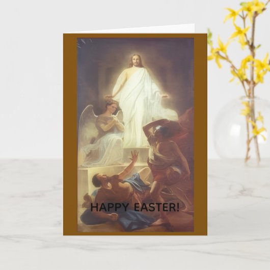 Happy Easter Greeting Card Kaart (Gele Bloem)