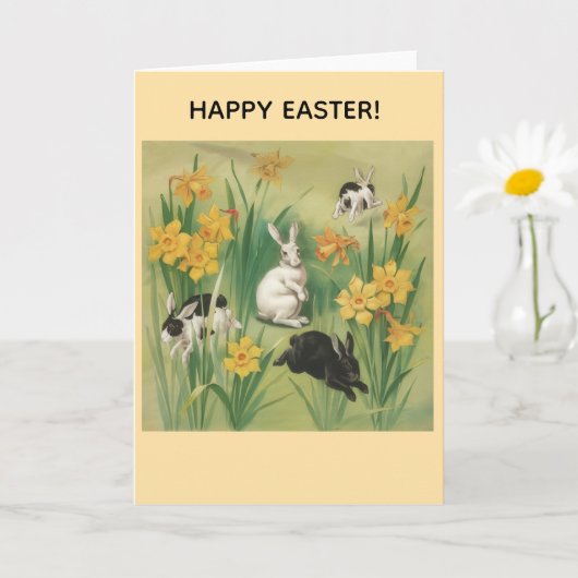 Happy Easter Greeting Card Kaart (Kleine Plant)
