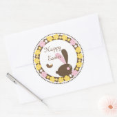 Happy Easter Greeting Sticker (Envelop)