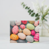 Happy Easter Greetings Briefkaart (Staand voorkant)