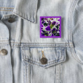 Happy Easter Greetings_ Vierkante Button 5,1 Cm (In situ)