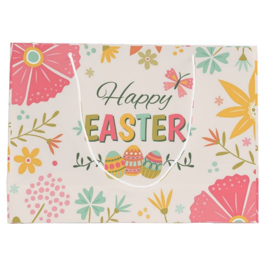 Happy Easter Groot Cadeauzakje (Achterkant)