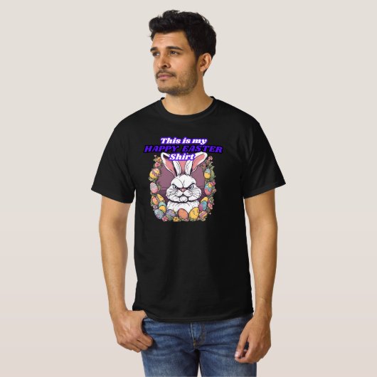 Happy Easter Gumpy Funny Shirt (Voorkant volledig)