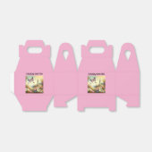 HAPPY Easter gunstbox in het roze Bedankdoosjes (Uitgevouwen)